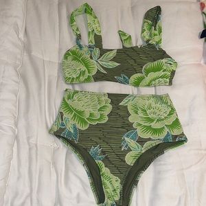 Aerie high waisted bikini set!